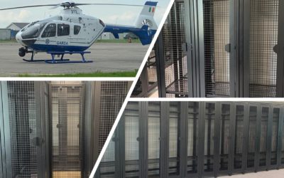 Changing room lockers for Garda air support