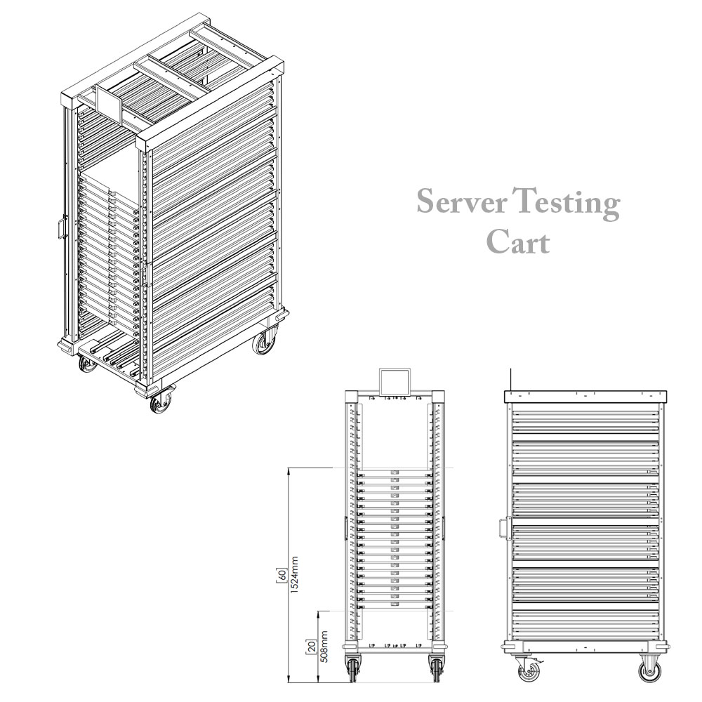 Design of a Server Testing Cart