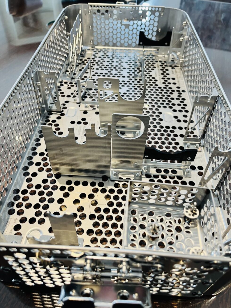 Medical instrument sterilization wash basket